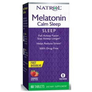 Melatonin Calm Sleep Sleep Support 6 mg клубничные 60 таб